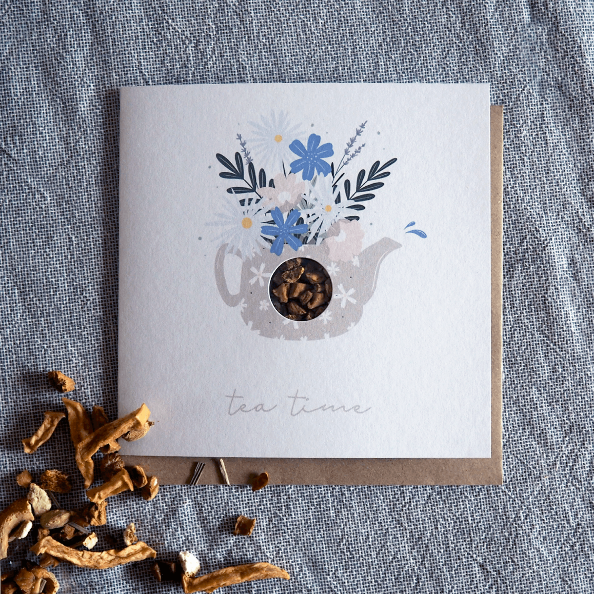 Carte de voeux "Tea Time", <b> La Boîte à Thé x Aube papier </b> – Image 2