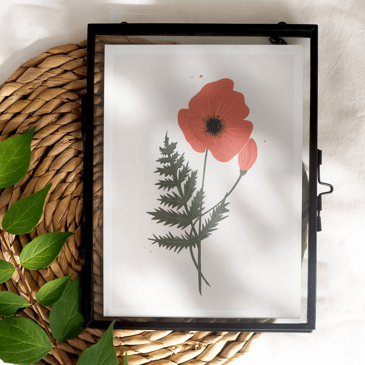 Mini Affiche "Coquelicot" – Image 2