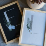 Affiche A4 "Lettre fleurie"