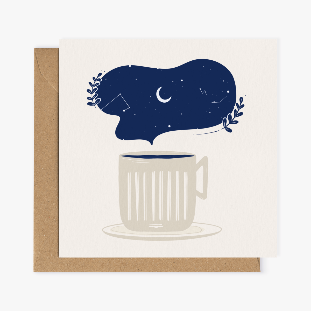 Carte de voeux "Tasse de thé"